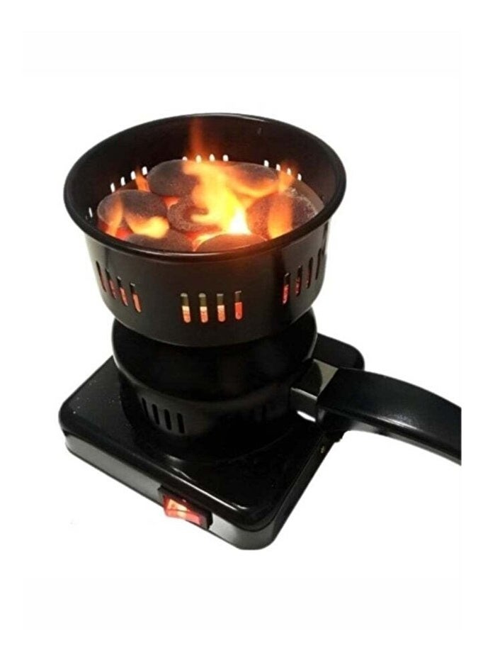 Denix DX2569 - Electric Charcoal Stove, Multifunctional Electric Stove with Single Burner - Suitable for BBQ, Kettle, Lighting Fires and Charcoal, Porcelain Coated with Removable Handle - Image 1